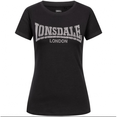 T-SHIRT BEKAN LONSDALE NOIR