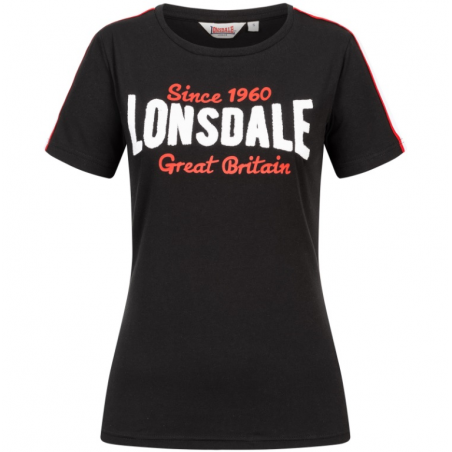 T-SHIRT CREGGAN LONSDALE NOIR