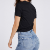 T-SHIRT GUESS ICON NOIR
