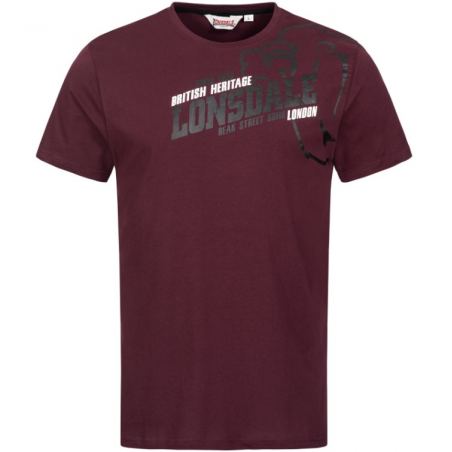 T-SHIRT WALKLEY OXBLOOD LONSDALE