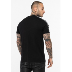 T-SHIRT STOUR NOIR LONSDALE