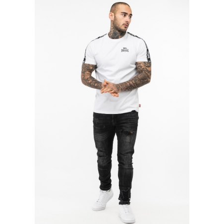 T-SHIRT BRINDISTER BLANC LONSDALE