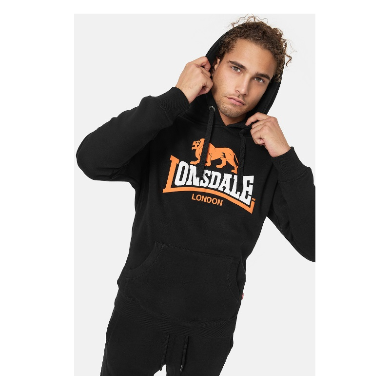 SWEATSHIRT THURNING LONSDALE BLACK SWEATSHIRT THURNING LONSDALE BLACK