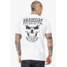 T-SHIRT SKULLY BLANC HARDCORE UNITED