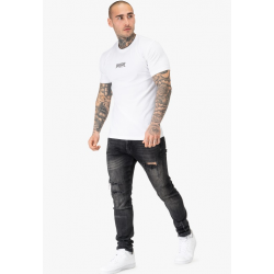 T-SHIRT SKULLY BLANC HARDCORE UNITED