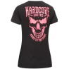 T-SHIRT FEMME GIRLY SKULL HARDCORED UNITED