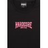 T-SHIRT FEMME GIRLY SKULL HARDCORED UNITED