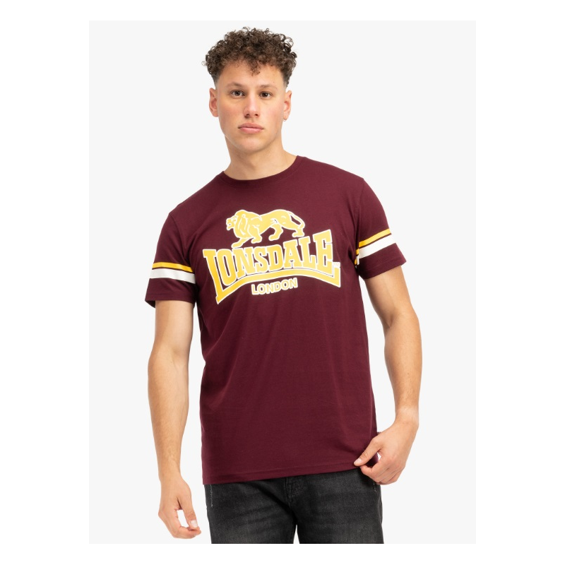 T-SHIRT METHLEY ROUGE LONSDALE T-SHIRT METHLEY ROUGE LONSDALE