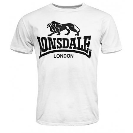 T-SHIRT LOGO WHITE LONSDALE