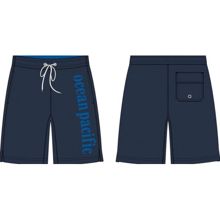 SHORT DE PLAGE BUGGERRU NAVY OCEAN PACIFIC