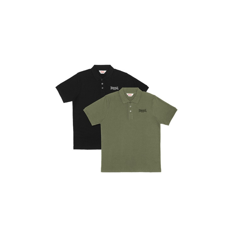 POLOS LINGHOLME BLACK/ OLIVE LONSDALE