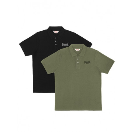 POLOS LINGHOLME BLACK/ OLIVE LONSDALE