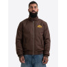 BLOUSON FITLING LONSDALE MARRON