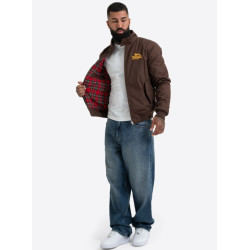 BLOUSON FITLING LONSDALE MARRON
