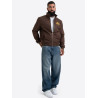 BLOUSON FITLING LONSDALE MARRON