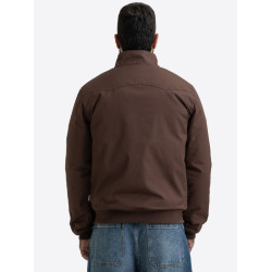 BLOUSON FITLING LONSDALE MARRON